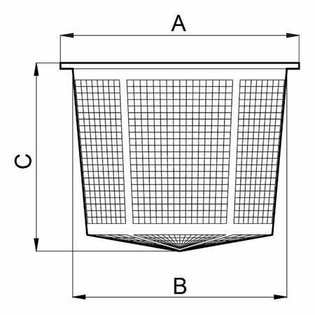 ARAG BASKET FILTER 188MM X 120MM