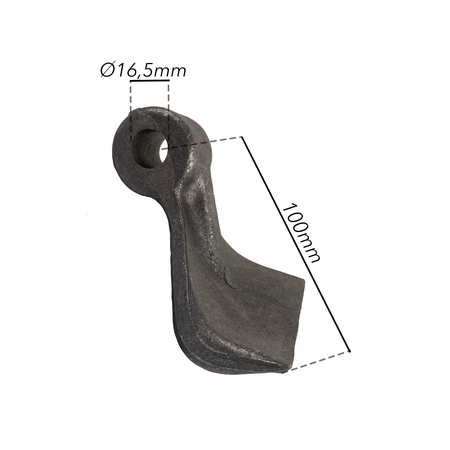 MULCHER HAMMER  H=100, L=137