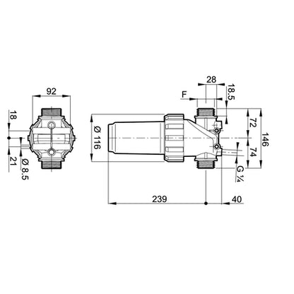 LINE FILTER 1"1/2