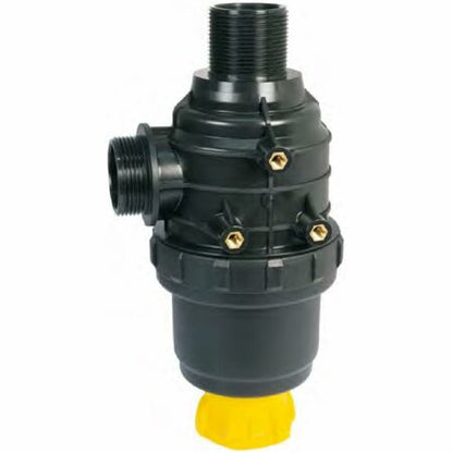 SUCTION FILTER WITH VALVE 1"1/4