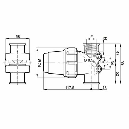LINE FILTER 3/4"