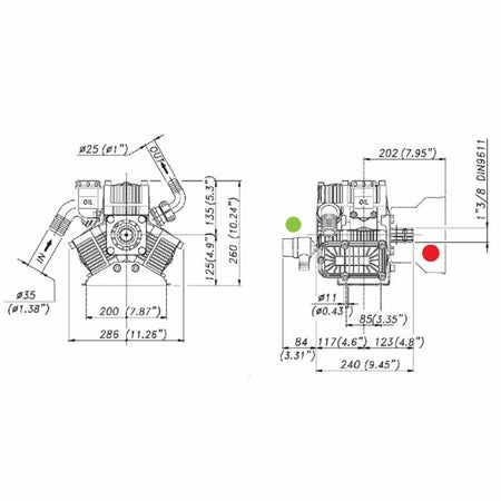 3 DIAPHRAGM PUMP POLY 2073 VS