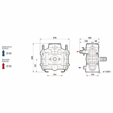 LOW PRESSURE DIAPHRAGM PUMP BP 60K
