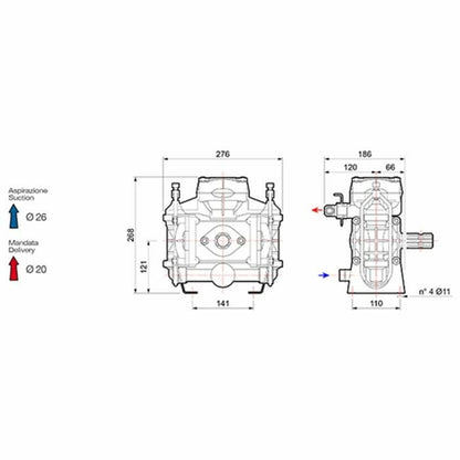 LOW PRESSURE DIAPHRAGM PUMP BP 60K