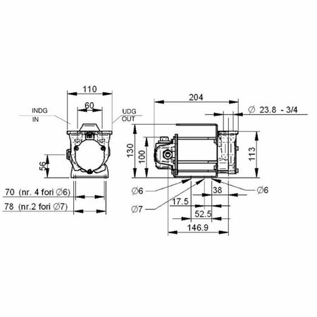 PIUSI BP3000 24v & 12v DIESEL TRANSFER PUMP